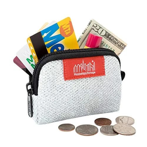 Manhattan Portage Coin Purse Midnight Water Resistant Heavy Duty | Secure Zipper Closure for Men & Women thumbnail 7