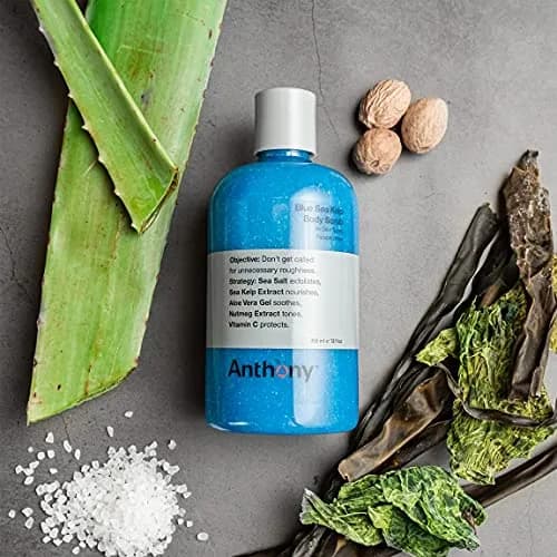 Anthony Exfoliating Body Scrub, Sea Salt, Vitamin C & Aloe Vera | Hydrating & Deep Cleans (70-120 chars) thumbnail 4