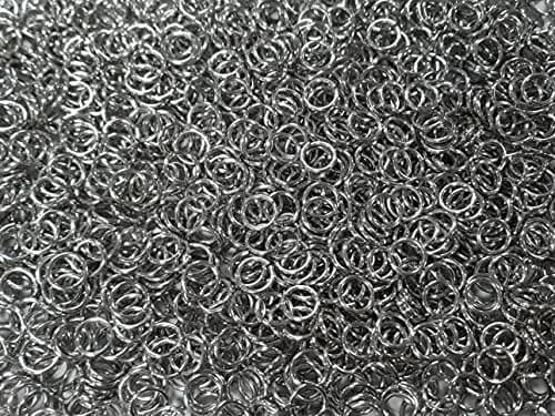 Chainmail Joe 1 Pound Bright Aluminum Jump Rings 16G 5/16" ID | Light, Strong Jewelry & Mail Armor thumbnail 2