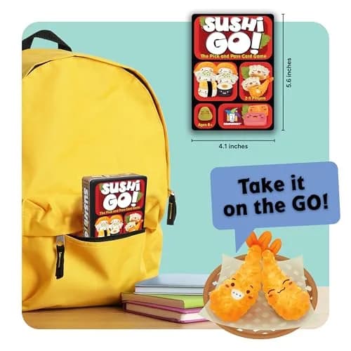 Gamewright Sushi Go! Card Game, 108 Cards | Educational Game for Kids Ages 3+ thumbnail 7