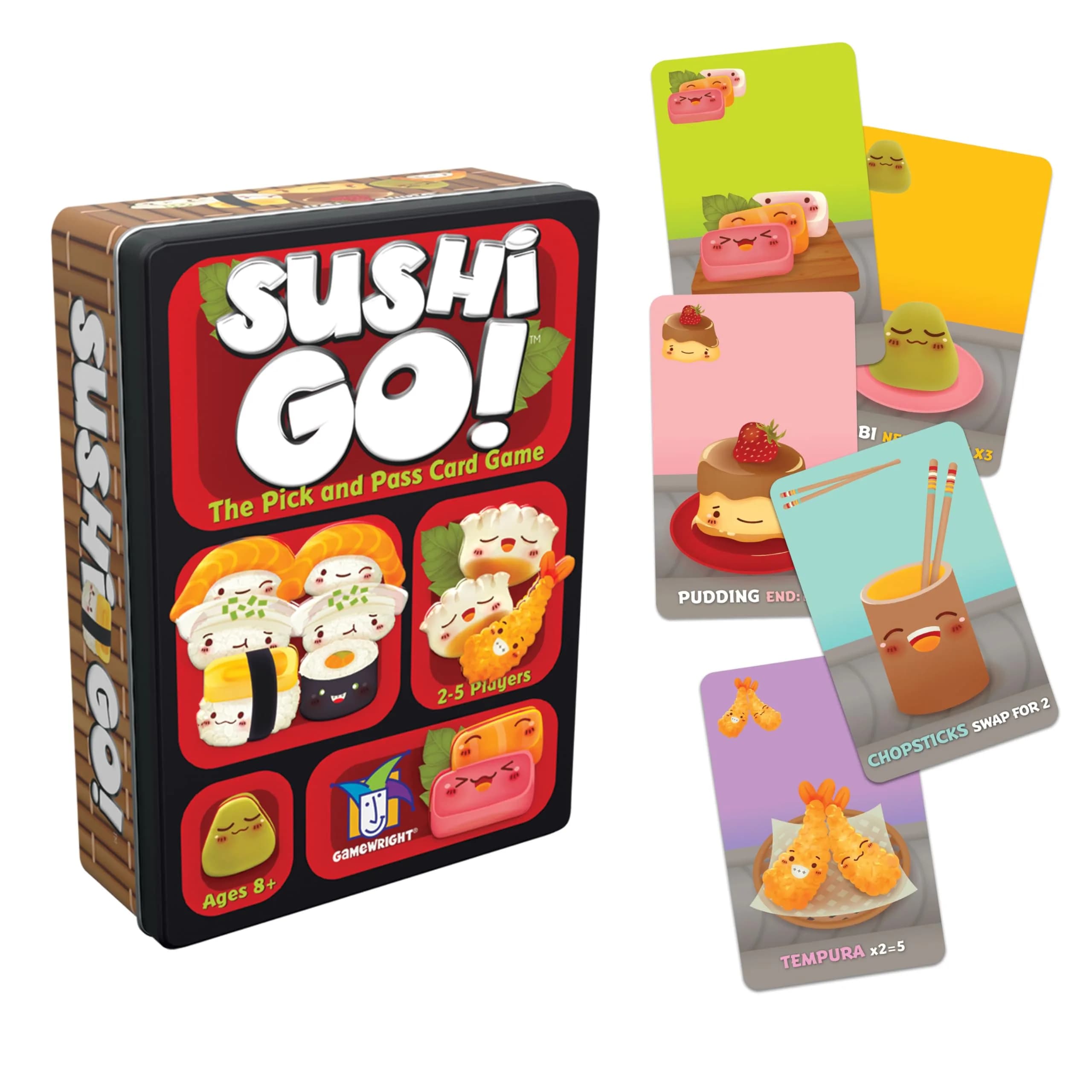 Gamewright Sushi Go! Card Game, 108 Cards | Educational Game for Kids Ages 3+ - main product image