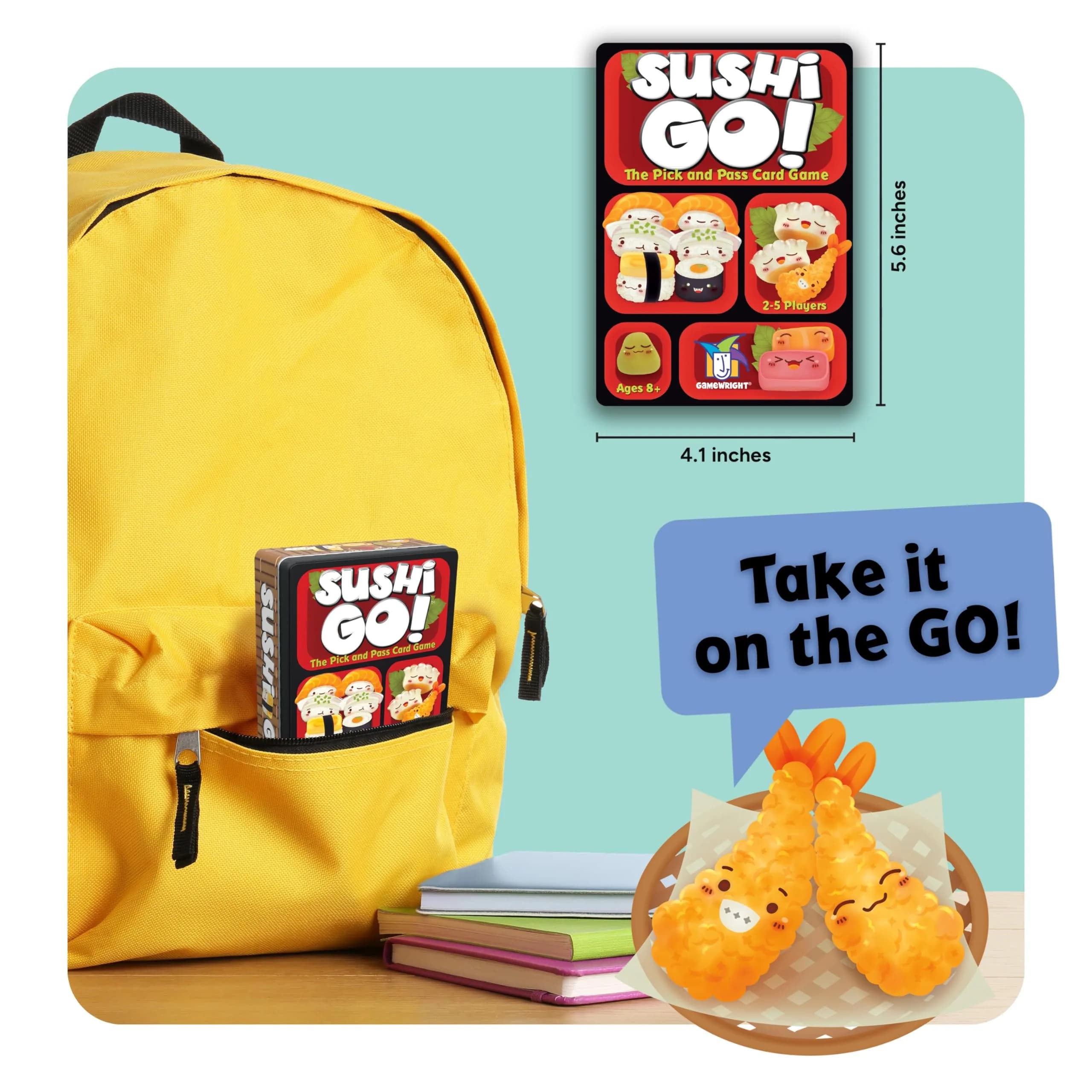 Gamewright Sushi Go! Card Game, 108 Cards | Educational Game for Kids Ages 3+ - view 7