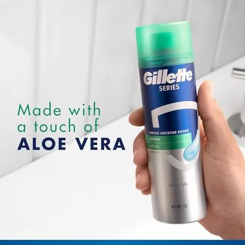 Gillette Series Soothing Shaving Gel for Men 2.5 oz | Protects Sensitive Skin & Reduces Irritation thumbnail 3