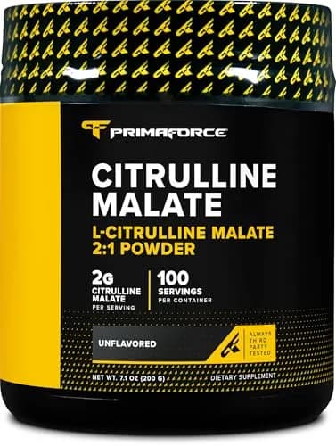 PrimaForce L-Citrulline Malate Powder 200g (7oz) | Vegan, Non-GMO Pre-Workout for Energy & Recovery thumbnail 1