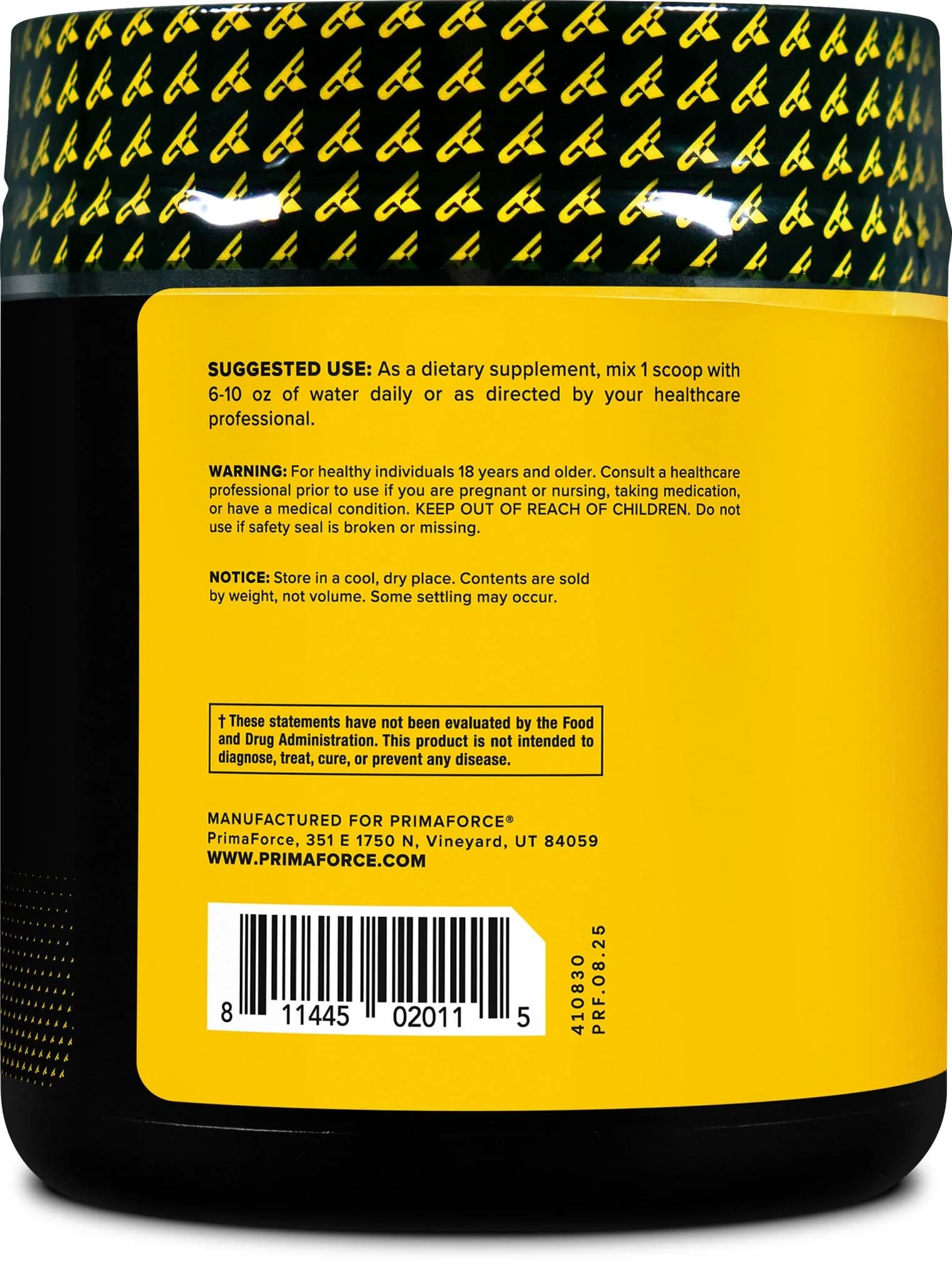 PrimaForce L-Citrulline Malate Powder 200g (7oz) | Vegan, Non-GMO Pre-Workout for Energy & Recovery - view 4