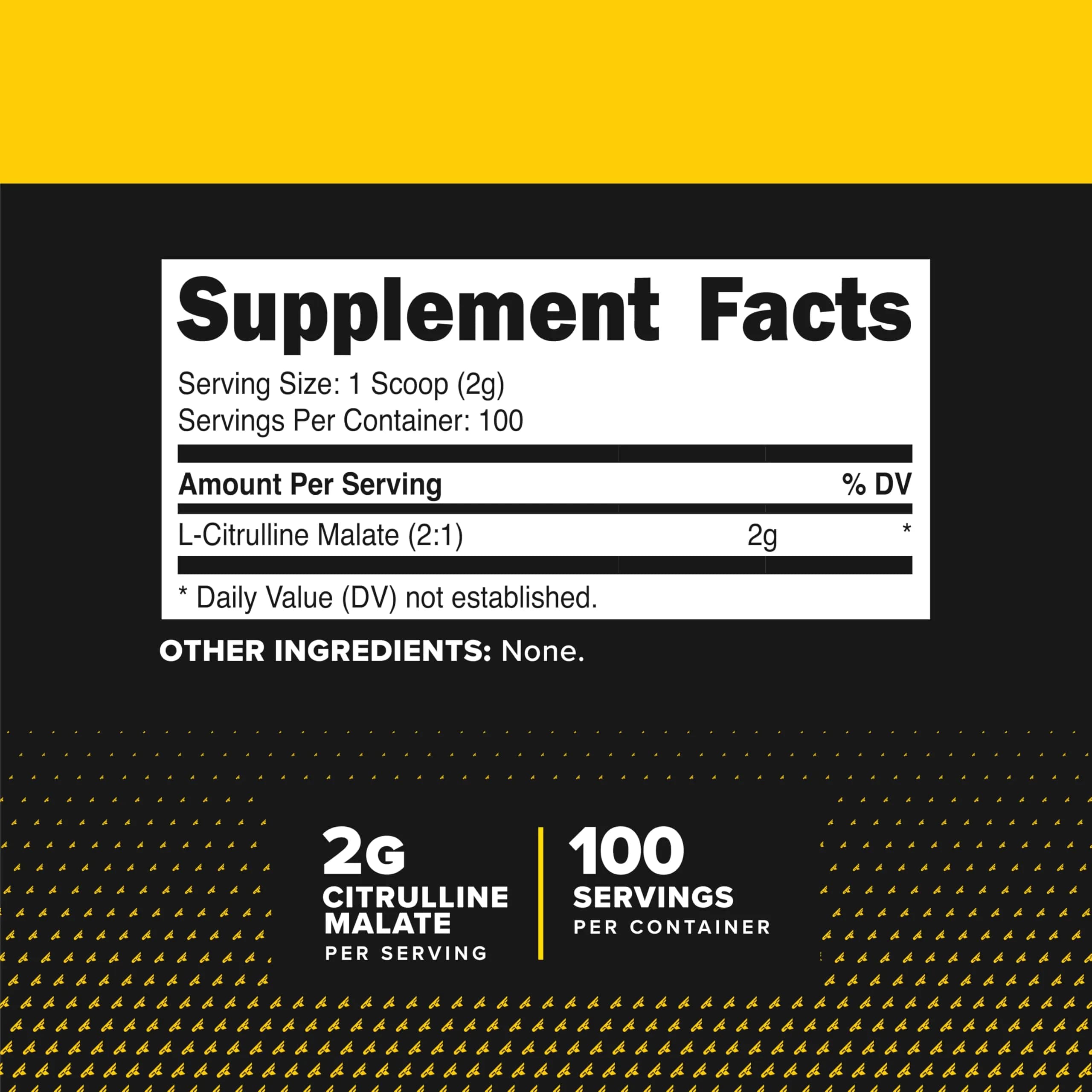PrimaForce L-Citrulline Malate Powder 200g (7oz) | Vegan, Non-GMO Pre-Workout for Energy & Recovery - view 2
