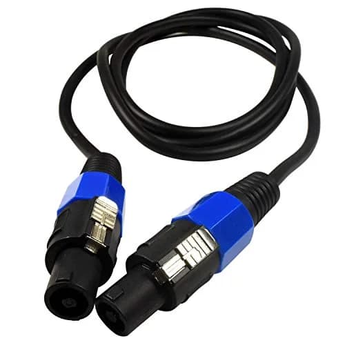 HQRP 6ft Speakon to Speakon (M/M) Cable for QSC GX3 / GX7 / PLX1602 / PLX3602 / RMX1450a / RMX1850HD / RMX5050a | Power Amplifier Cable thumbnail 2