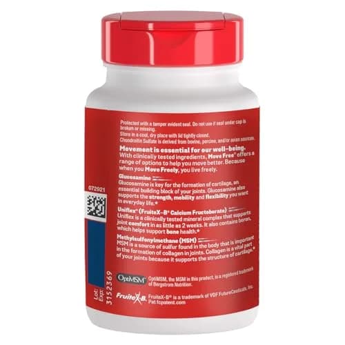 Move Free Advanced Plus MSM Coated Tablets 240 Count (Pack of 2) | Joint Health Supplement with Glucosamine and Chondroitin thumbnail 4