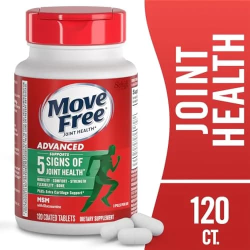 Move Free Advanced Plus MSM Coated Tablets 240 Count (Pack of 2) | Joint Health Supplement with Glucosamine and Chondroitin thumbnail 2