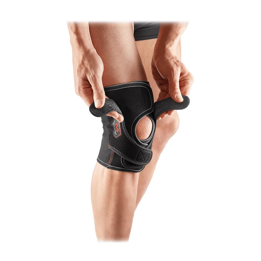 McDavid Double Wrap Knee Support Brace Large | Patella Support for Jumpers Knee, Runners Knee, Pain Relief - main product image