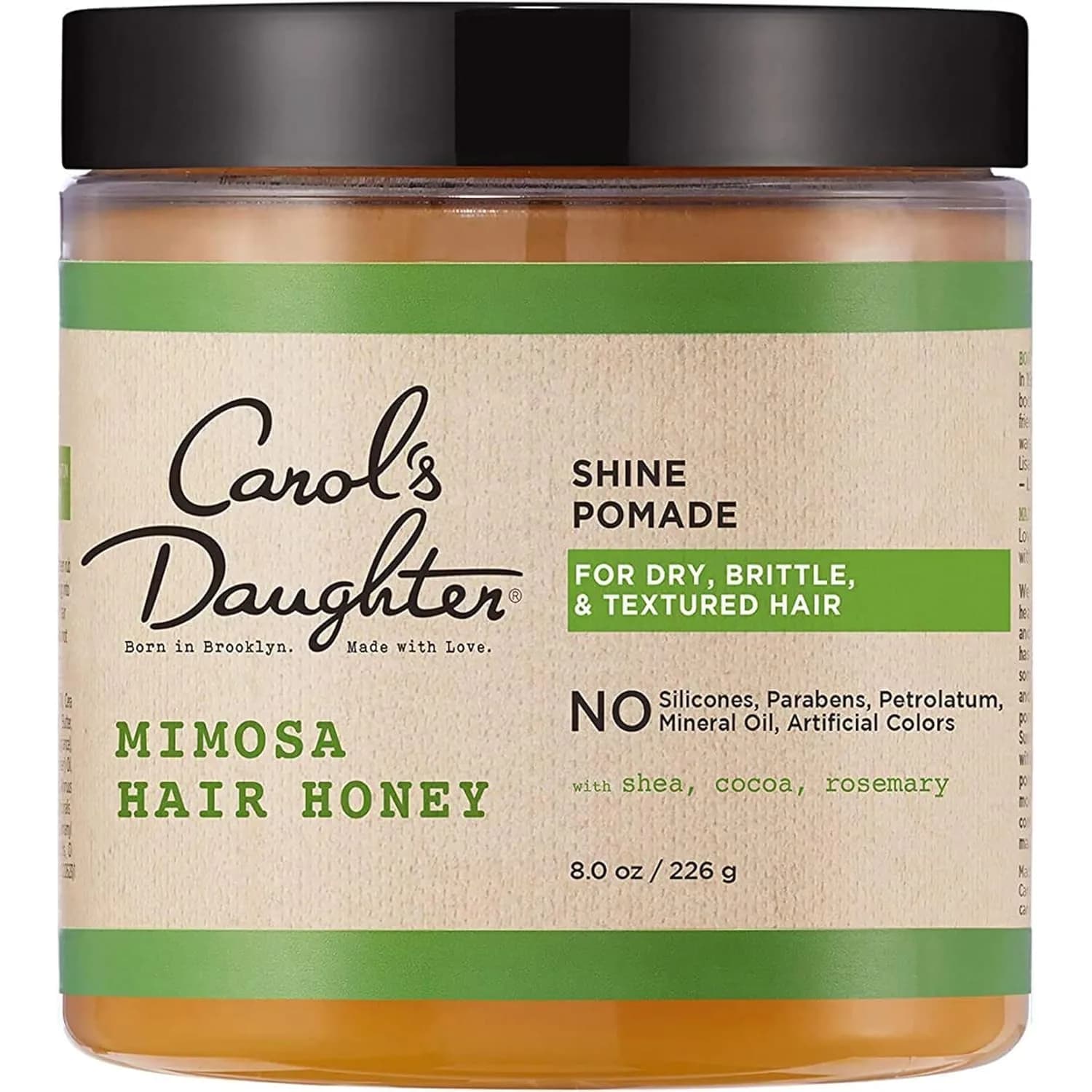 Carol's Daughter Mimosa Hair Honey Shine Pomade, 8 fl oz | Moisturizes & Controls Frizz for Curly Hair - main product image