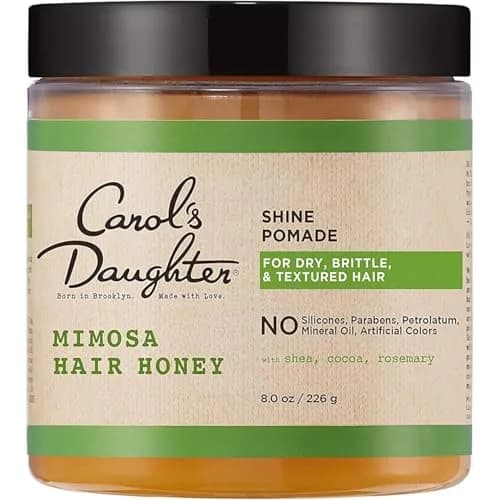 Carol's Daughter Mimosa Hair Honey Shine Pomade, 8 fl oz | Moisturizes & Controls Frizz for Curly Hair thumbnail 1
