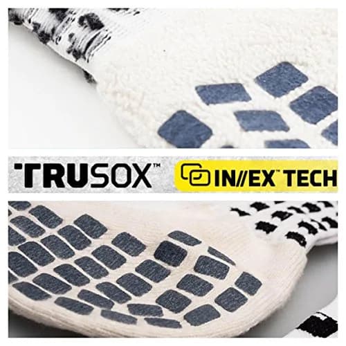 Trusox 3.0 Cushioned Grip Socks | Made in USA for Soccer & Football, Navy, Medium thumbnail 7
