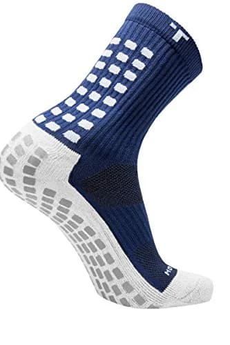 Trusox 3.0 Cushioned Grip Socks | Made in USA for Soccer & Football, Navy, Medium thumbnail 2