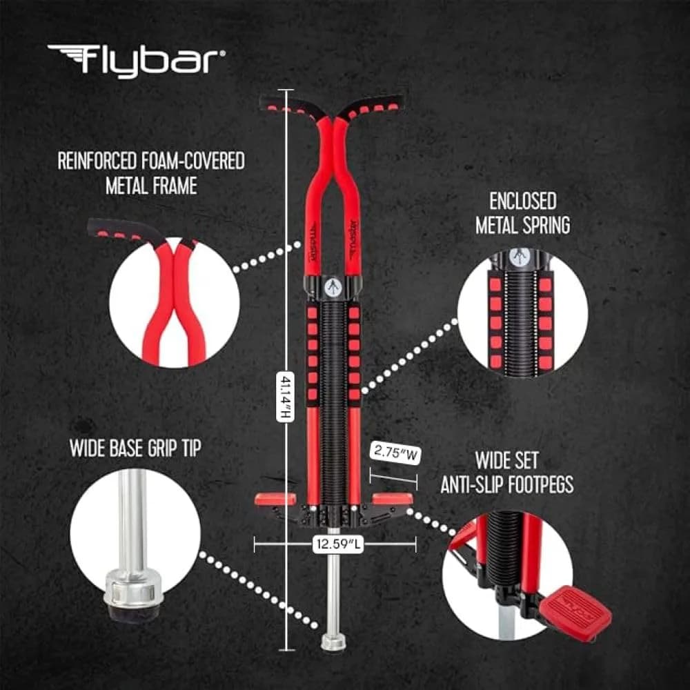 Flybar Master Pogo Stick 42 inches (106.7 cm) | ASTM-Tested for Kids Ages 9+, 80-160 lbs - view 5