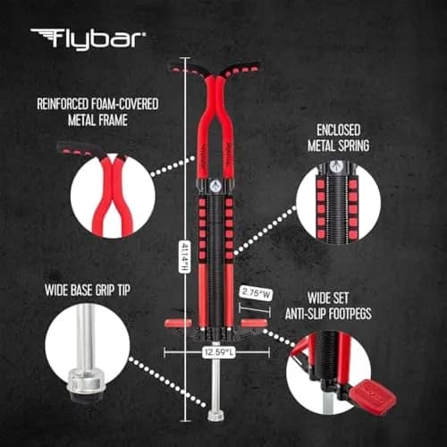 Flybar Master Pogo Stick 42 inches (106.7 cm) | ASTM-Tested for Kids Ages 9+, 80-160 lbs thumbnail 5