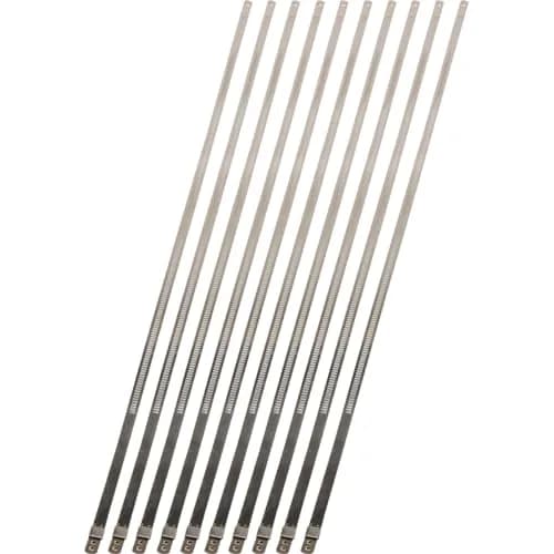 Design Engineering Stainless Steel Positive Locking Ties for High Heat | Heavy Duty Heat-Resistant Locking Ties thumbnail 1