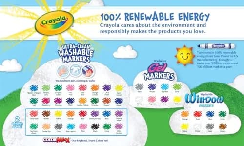 Crayola Washable Broad Line Marker Variety Set (64ct) | Ultra-Clean, Gel FX, & Window Markers for Kids & Crafts thumbnail 7