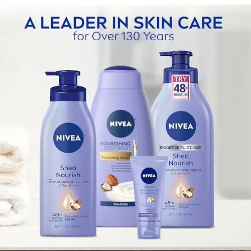 NIVEA Smooth Daily Moisture Body Lotion with Shea Butter 1 L (33.8 Fl Oz) | Hydrates Dry Skin thumbnail 9