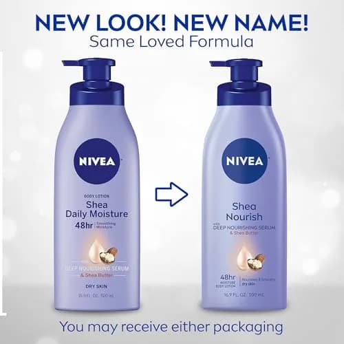 NIVEA Smooth Daily Moisture Body Lotion with Shea Butter 1 L (33.8 Fl Oz) | Hydrates Dry Skin thumbnail 2