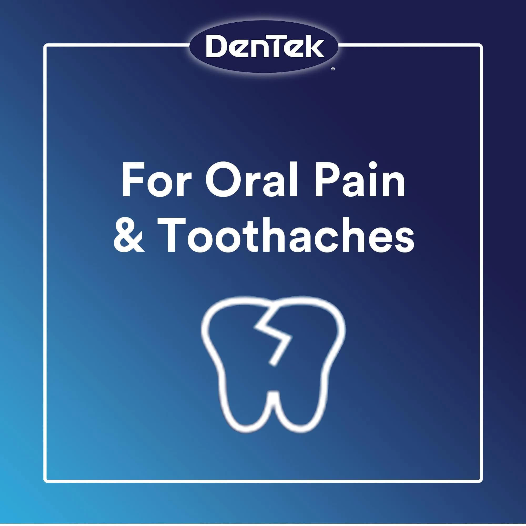 DenTek Instant Oral Pain Relief Kit with Benzocaine, 50 Treatments | Maximum Strength Mint Oral Anesthetic - view 5