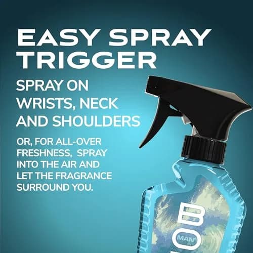 BOD man Blue Surf Fragrance Body Spray 237ml (8 fl oz) | Fresh Scent That Lasts thumbnail 4