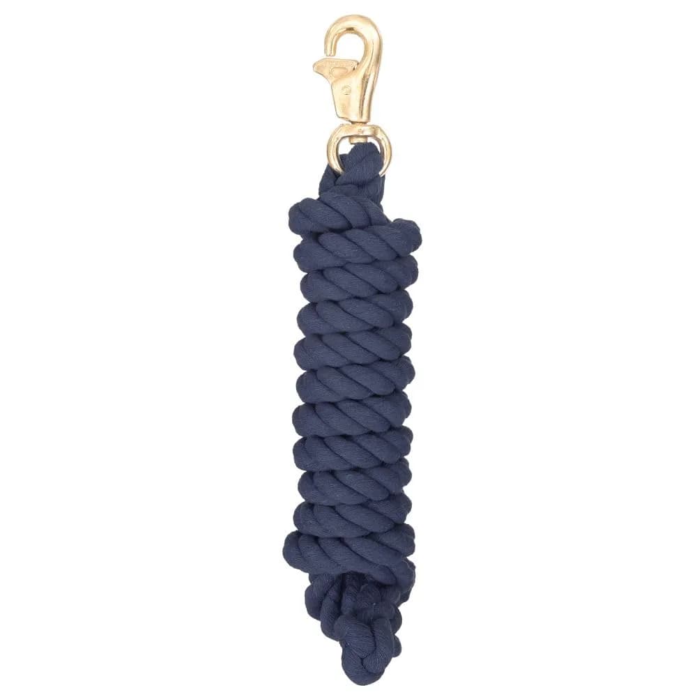 Tough 1 Braided Cotton Lead with Triggerbull Snap - Navy Blue 2.44 m (8 1/2')