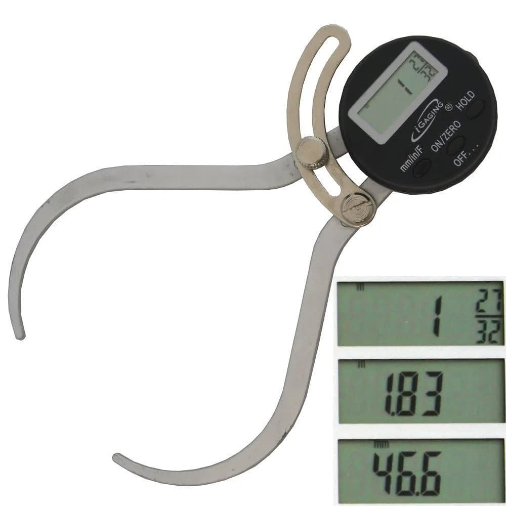 iGaging Digital Inside Caliper 6 to 7.9 Inches | High Precision, LCD Display, Inch/Metric/Fractional — 35-OD6