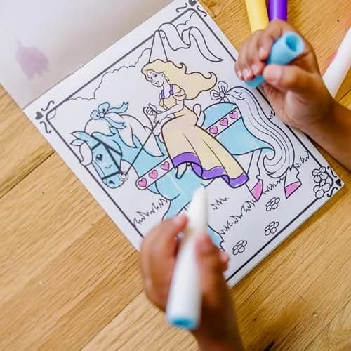 Melissa & Doug On The Go Magicolor Coloring Pad - Princess (18 Pages, 25cm x 15cm) thumbnail 8