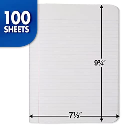 Mead Composition Notebook 12 Pack College Ruled 7.5" x 9.75" | Classic Journaling & Note-Taking thumbnail 2