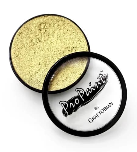 Graftobian ProPaint Metallic Gilded Gold Face & Body Paint 29.57ml (1 Fl Oz) | Vivid, Blendable Coverage thumbnail 1