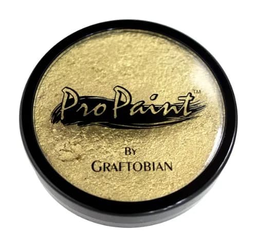 Graftobian ProPaint Metallic Gilded Gold Face & Body Paint 29.57ml (1 Fl Oz) | Vivid, Blendable Coverage thumbnail 2