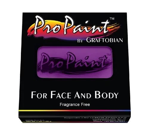 Graftobian ProPaint Wild Violet Body Paint 30ml (1 oz) | Vibrant, Blendable, Long-Lasting Coverage thumbnail 3