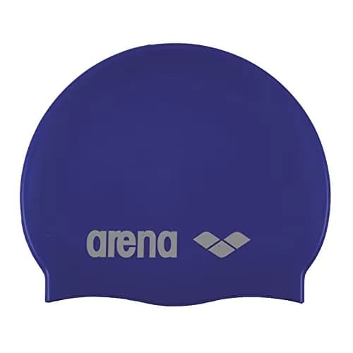 Arena Classic Unisex Silicone Swim Cap SkyBlue/White | Hydrodynamic, Comfortable & Durable thumbnail 1