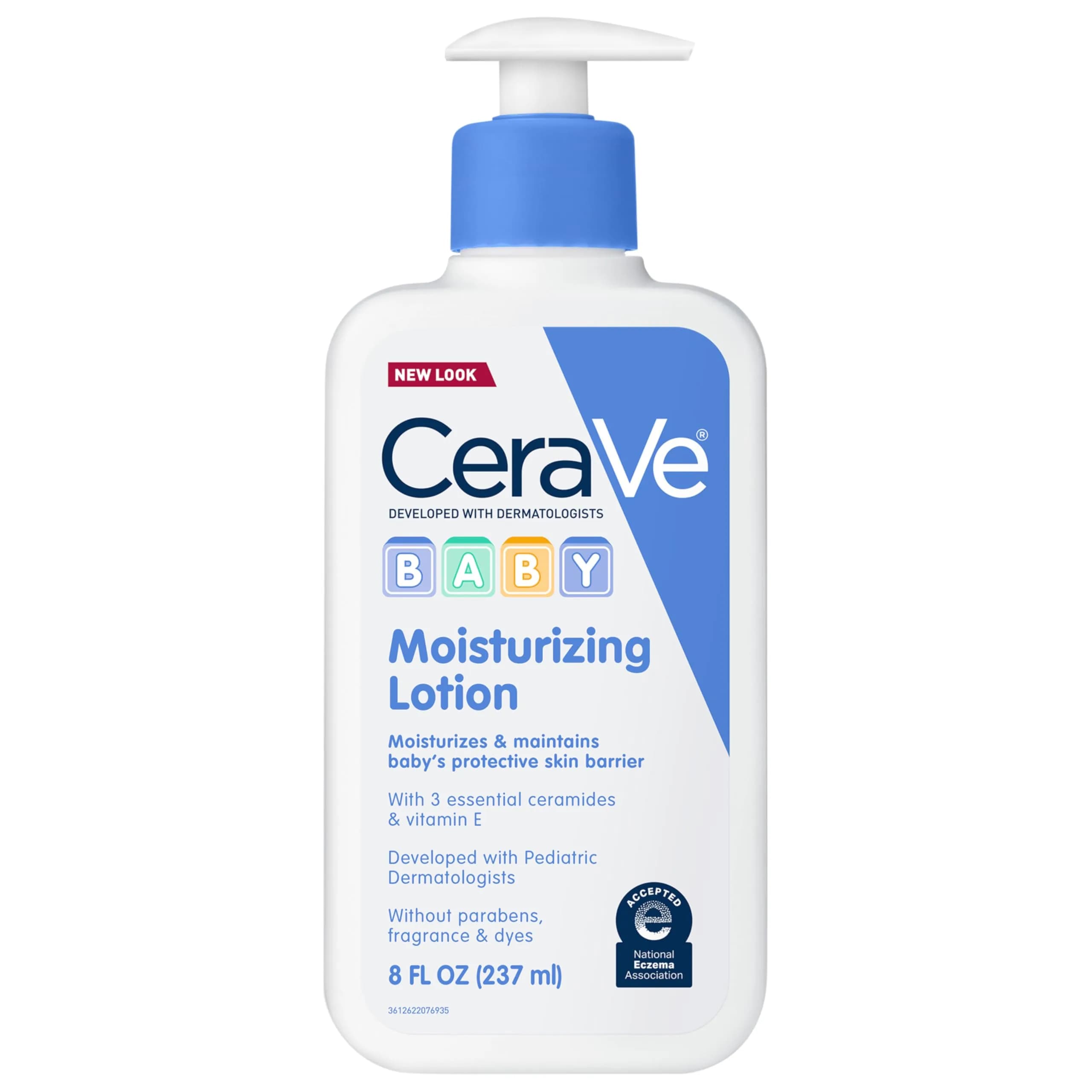 CeraVe Baby Lotion, 8 Fl Oz Bottle - Gentle, Fragrance-Free Moisturizer for Sensitive Skin - main product image