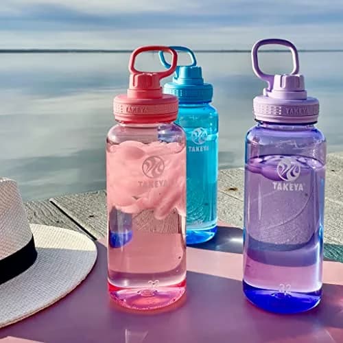 Takeya Tritan Sport Water Bottle with Spout Lid | 24 oz BPA-Free Leak-Proof Hydration thumbnail 4