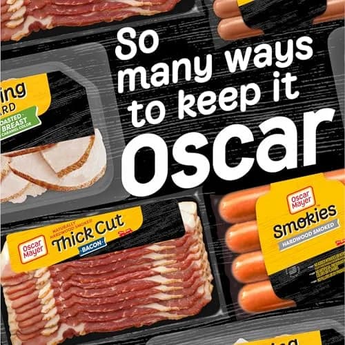 Oscar Mayer Naturally Hardwood Smoked Thick Cut Bacon 16 oz | Hearty, Slow Smoked Pork Slices thumbnail 9