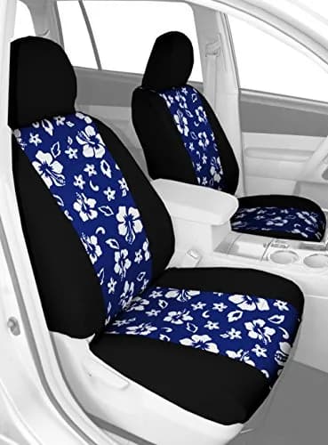 CalTrend Front Buckets Seats, NeoSupreme Seat Covers for 2013-2015 Mazda CX-5 Hawaii Blue with Black Trim | Custom Fit & Water-Resistant thumbnail 1
