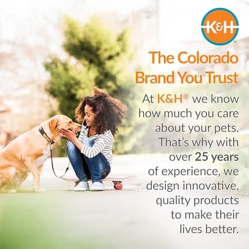 K&H Pet Products Large Outdoor Elevated Dog Bed Pet Cot Replacement Cover 42x30in | Breathable Mesh Cooling thumbnail 7