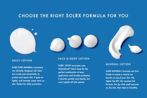 SolRX MINERAL+ SPF 50 Zinc Oxide Sunscreen 3.4 Ounce | Reef Safe, Water & Sweat Resistant, Broad Spectrum thumbnail 6
