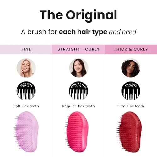 Tangle Teezer Original Detangler Brush Pink Fizz | Detangles Wet or Dry Hair for All Types thumbnail 8