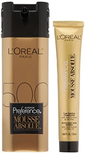 L'Oreal Paris Superior Preference Mousse Absolue 500 Pure Medium Brown | Reusable, multi-use hair color with UV care thumbnail 2