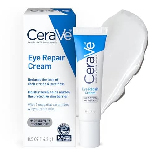 CeraVe Eye Repair Cream 14ml (0.5 Fl Oz) | Hydrates, Depuffs, and Brightens Under Eyes thumbnail 1