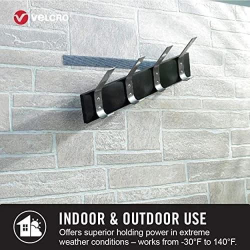 VELCRO Brand Extreme Outdoor Tape, Black | Heavy Duty Weather-Resistant 10ft Roll thumbnail 4