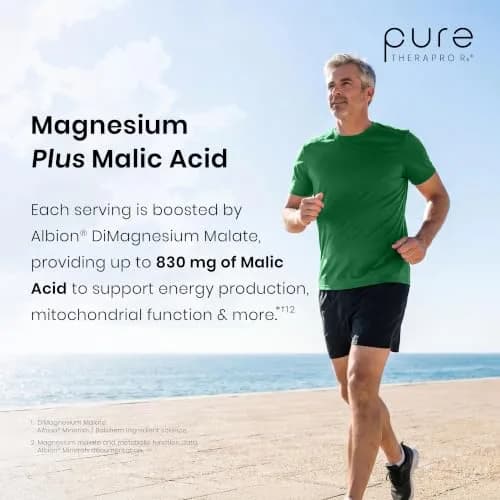 Pure Therapro Rx Magnesium Lysinate Glycinate & Magnesium Malate | Supports Heart, Bones & Energy thumbnail 7
