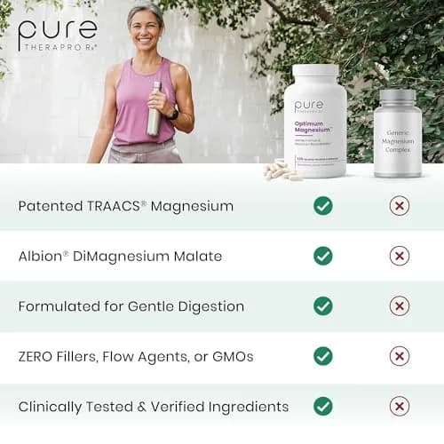 Pure Therapro Rx Magnesium Lysinate Glycinate & Magnesium Malate | Supports Heart, Bones & Energy thumbnail 3