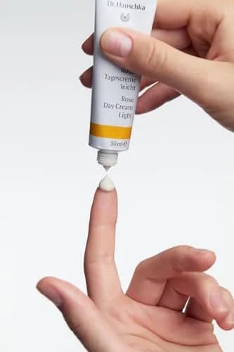 Dr. Hauschka Rose Day Cream Light 1 Fl Oz | Nourishing Sensitive & Dry Skin thumbnail 3