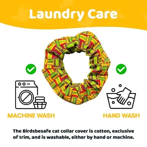 Birdsbesafe Cat Collar Cover & Breakaway Collar Set (3 Covers + 1 Collar) | Helps Birds See Cats thumbnail 8