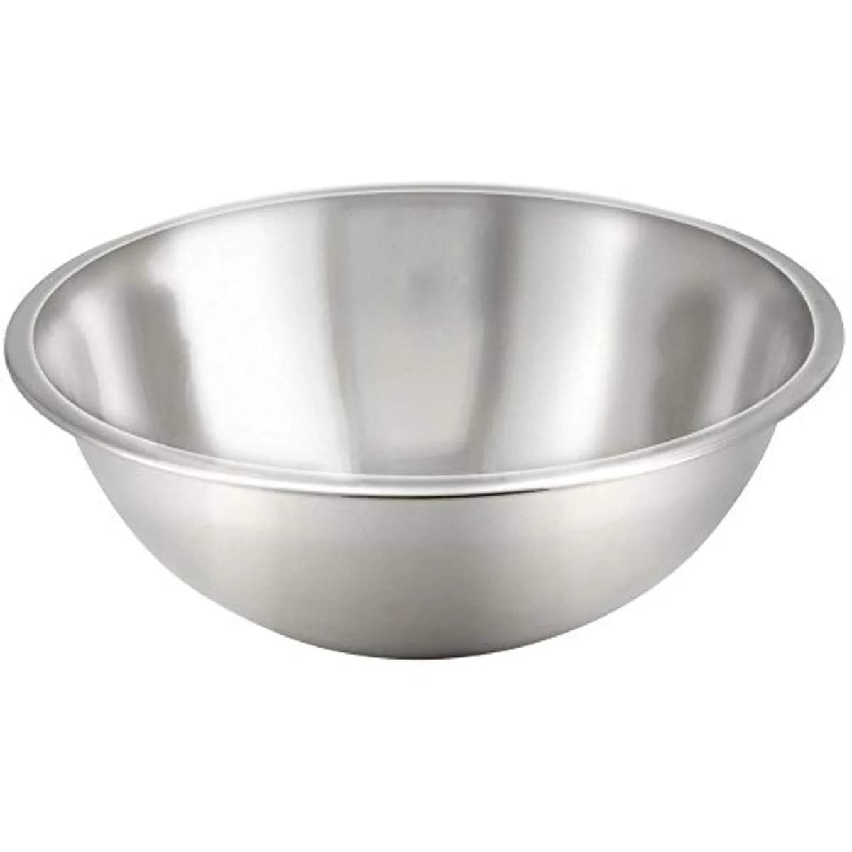 Tiger Chef Heavy Duty Mixing Bowl 20 Quart | All-purpose Stainless Steel Prep Bowl for Kitchen & Commercial Use