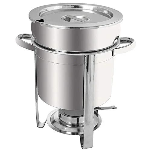 Tiger Chef Soup Warmer 7 Qt Stainless Steel Food Service Buffet Set | Elegant Catering Equipment for Parties thumbnail 2